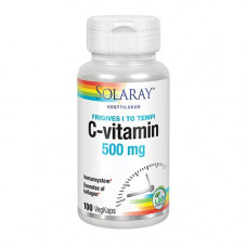 Solaray - C-Vitamin 500 mg 100 Kapsler